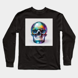 Glass Skull Long Sleeve T-Shirt